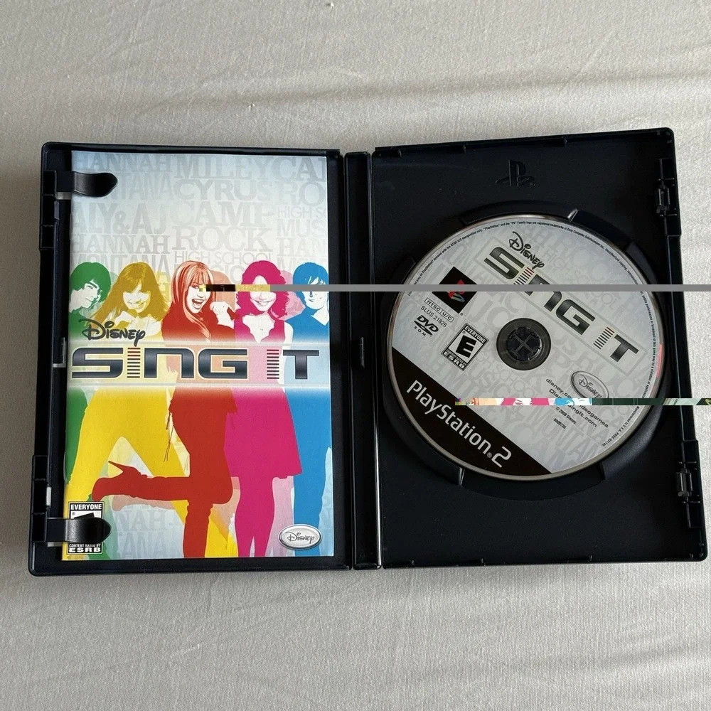 Disney Sing It Playstation PS2 2008 w/‎ Manual
